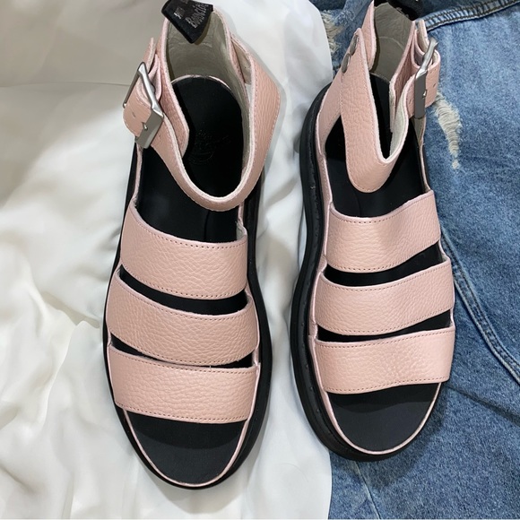 ✨ Pearl Pink Doc Marten Pisa Clarissa II Platform Pink Salt Metallic - Picture 10 of 15